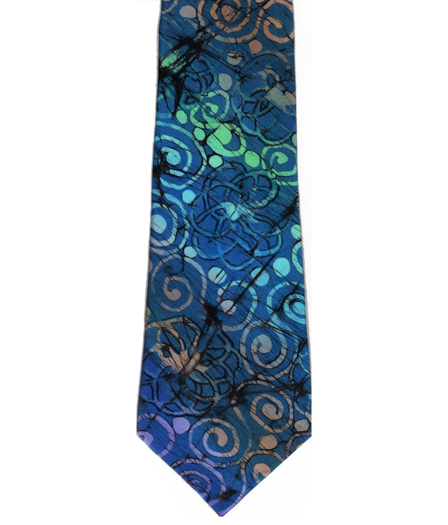 Multi Blue Tie